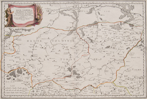 Haute Volhynie, ou Palatinat de Lusuc 1665